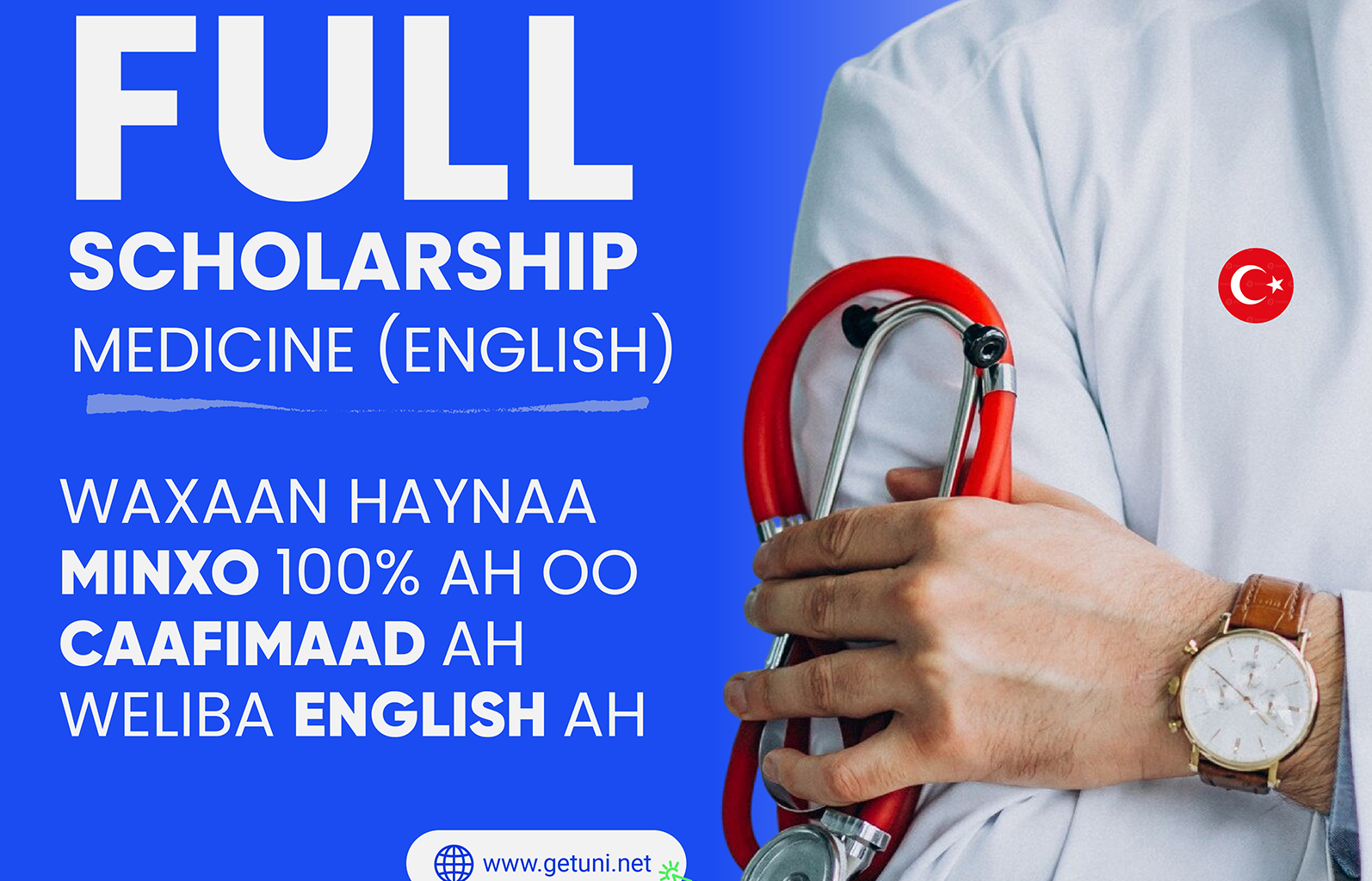 Minxo caafimaad (Medicine Scholarship)